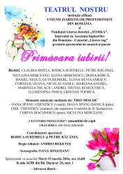 PRIMAVARA IUBIRII! PRIMAVARA IUBIRII!
