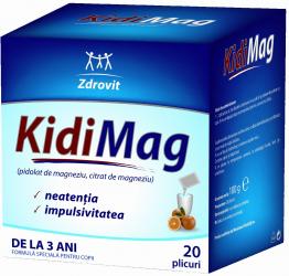 KidiMag - Magneziu de nota 10 pentru sanatatea copiilor KidiMag - Magneziu de nota 10 pentru sanatatea copiilor
